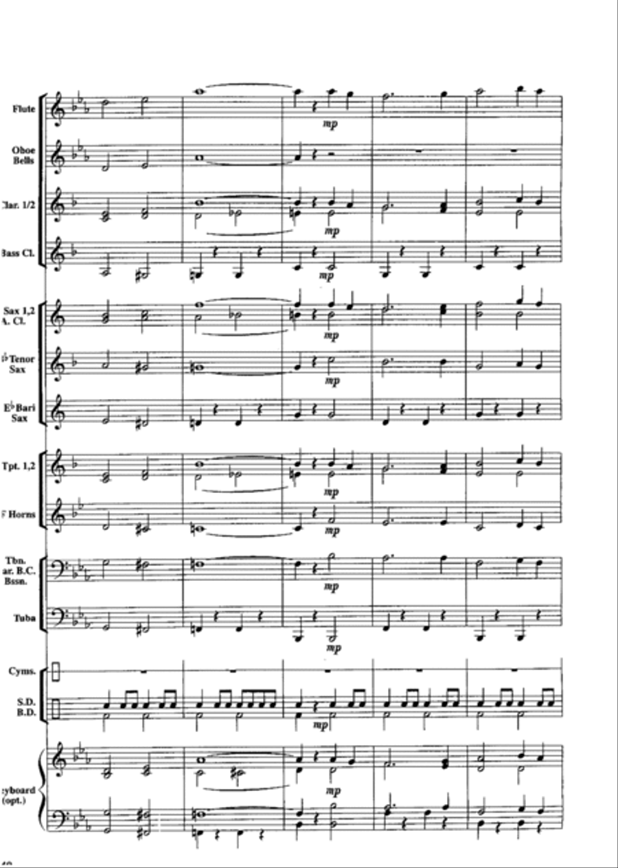 Land of the Free Concert Band scores gallery preview page 5