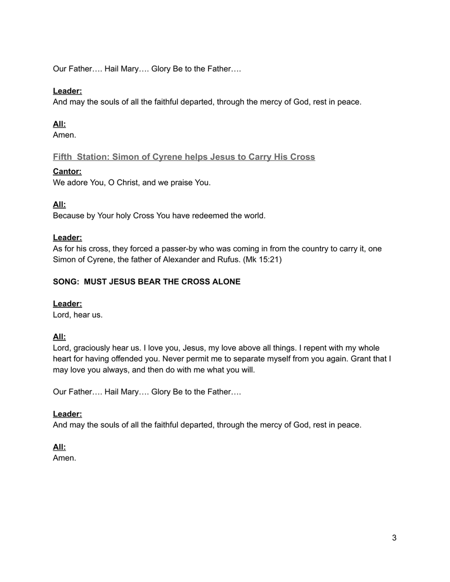 The Way Of The Cross (A Lenten Cantata) (Vocal Score) 4-Part scores gallery preview page 5