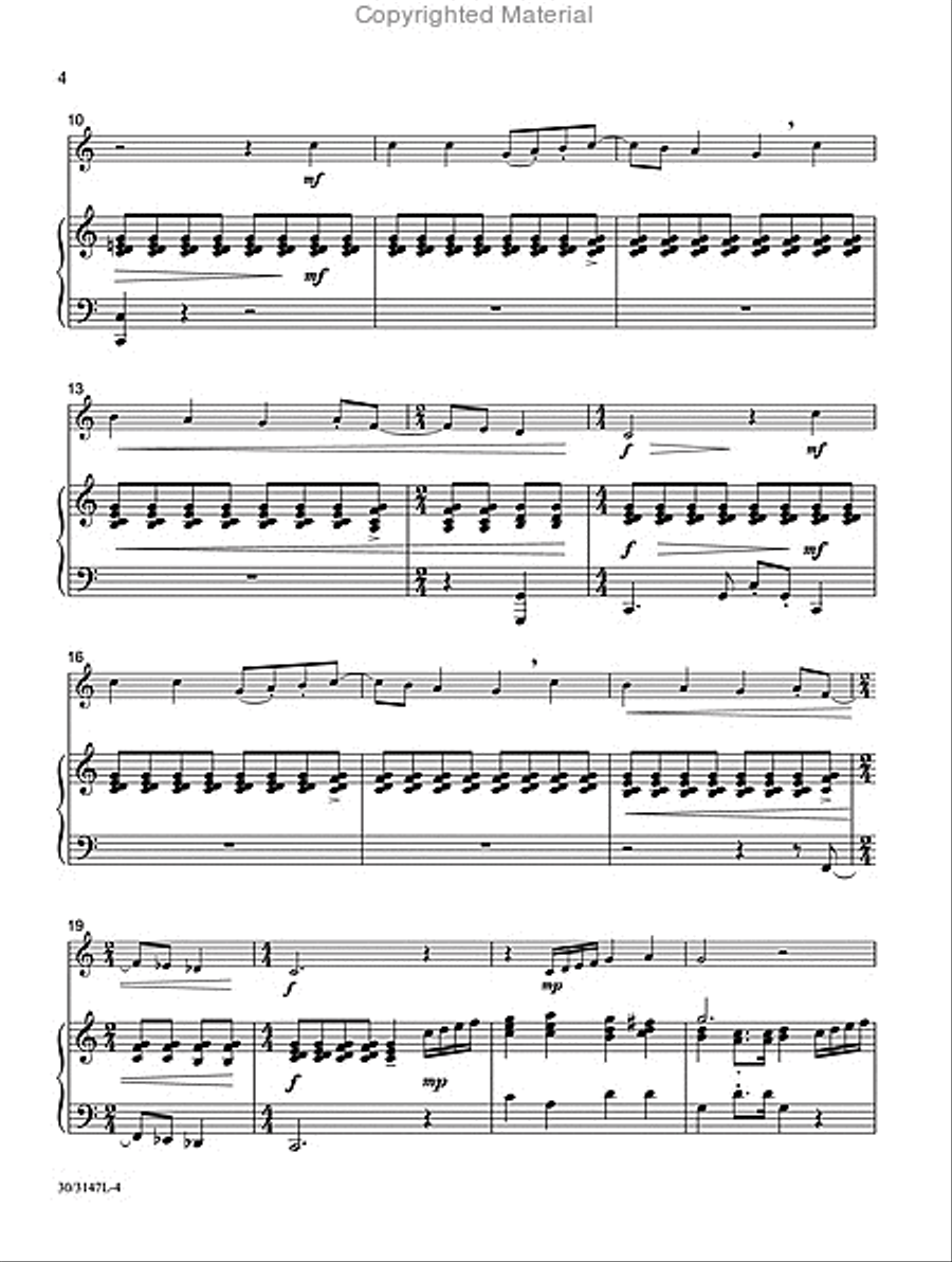 Fortress and Foundation Fortress and Foundation Trumpet Solo scores gallery preview page 4