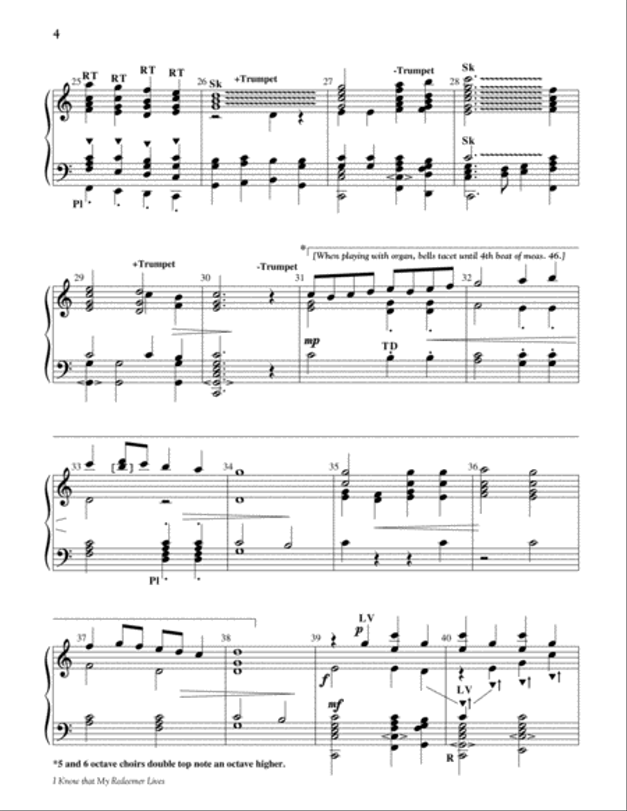 I Know that My Redeemer Lives 5-Octaves scores gallery preview page 4