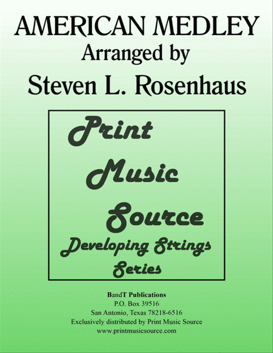 American Medley String Orchestra scores gallery preview page 1