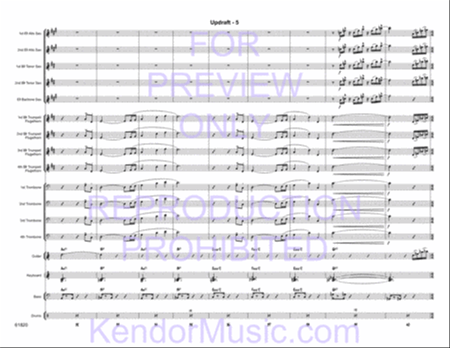 Updraft Updraft Jazz Ensemble scores gallery preview page 6