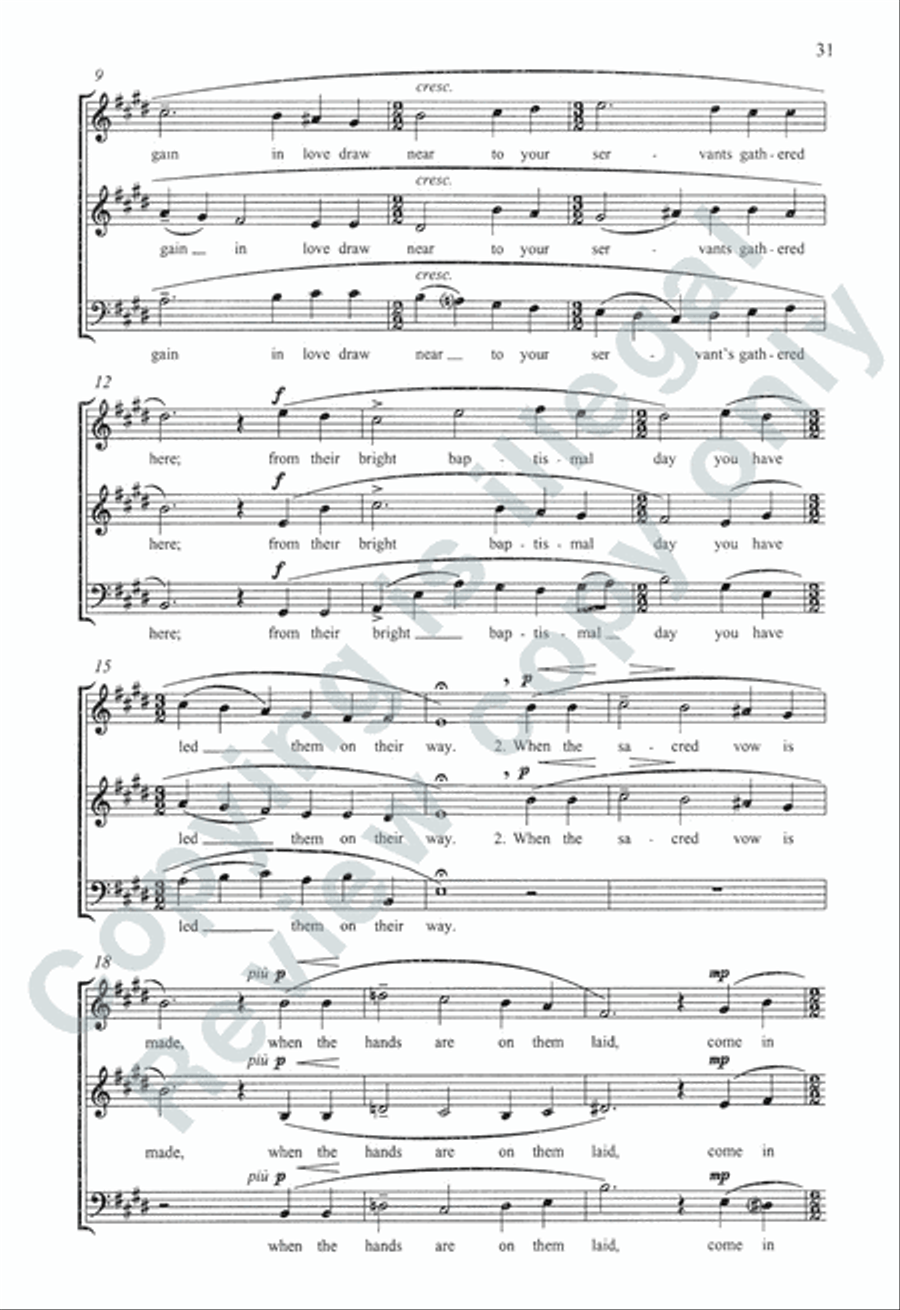Somerset Anthem Books, Volume III (Holy Spirit) 3-Part scores gallery preview page 16