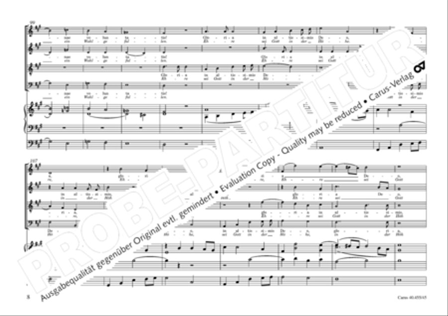 Oratorio de Noel (Weihnachtsoratorium) 4-Part scores gallery preview page 9