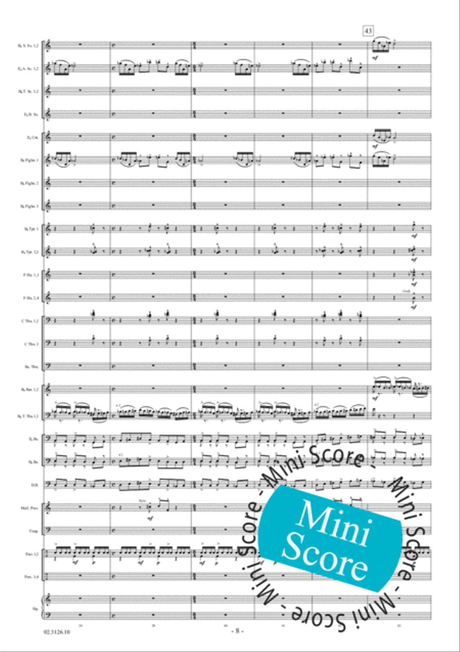 Migyur Fanfare Band scores gallery preview page 14