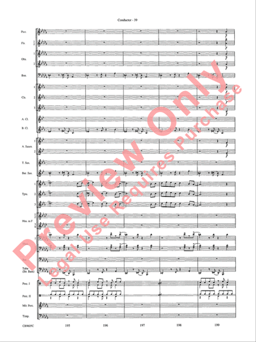 The Symphonic Gershwin The Symphonic Gershwin Concert Band scores gallery preview page 43