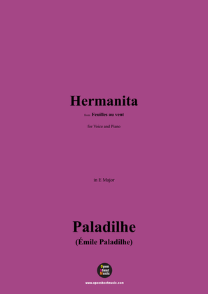 Paladilhe-Hermanita,in E Major