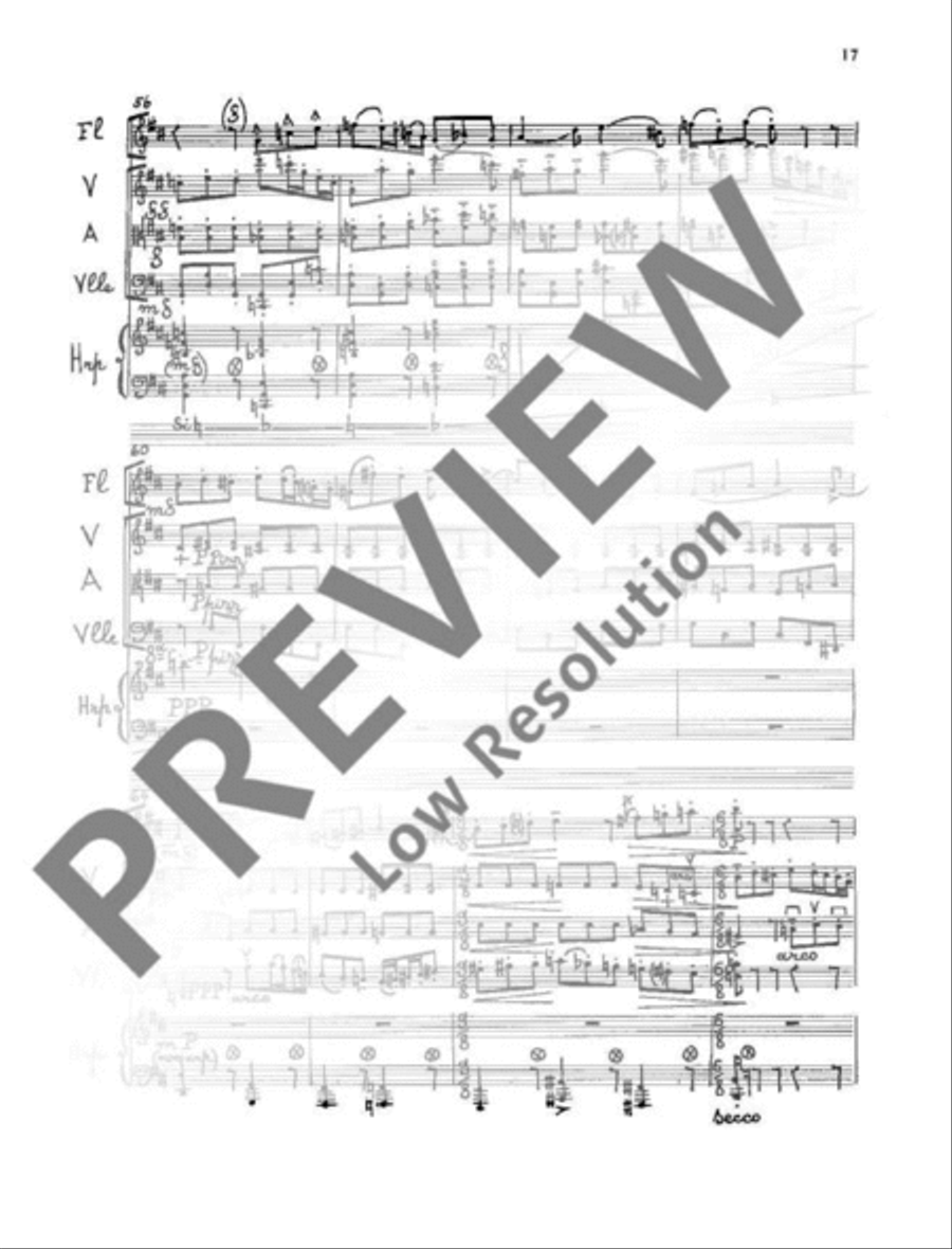 Quintet No. 2 Flute scores gallery preview page 18