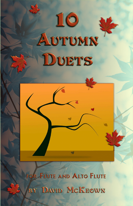 Book cover for 10 Autumn Duets for Flute and Alto Flute