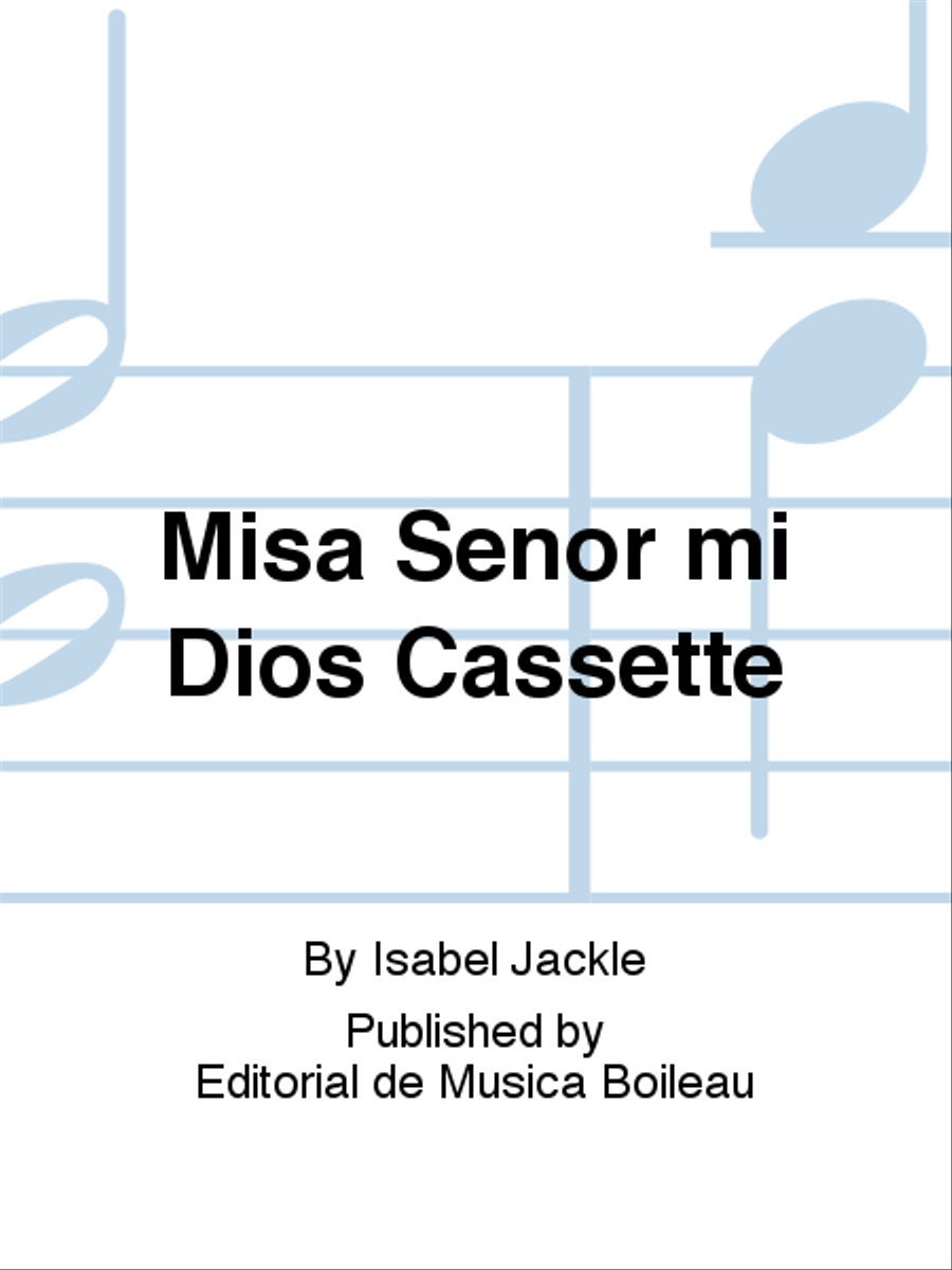 Misa Senor mi Dios Cassette Cassette scores gallery preview page 1