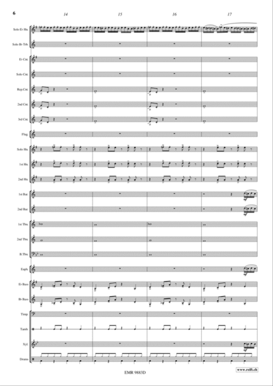 Green Hornet Theme Brass Duet scores gallery preview page 6