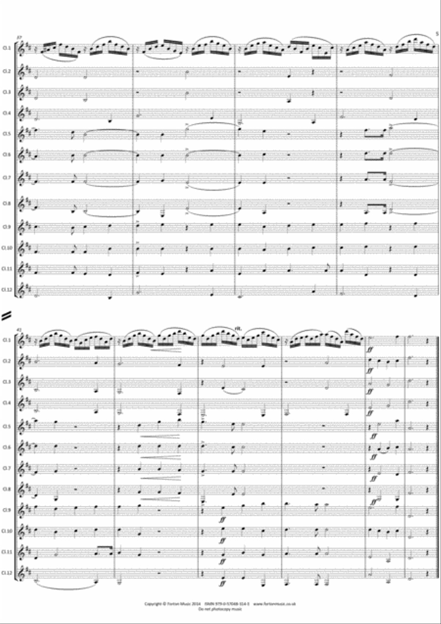 I was Glad Set of Parts scores gallery preview page 5