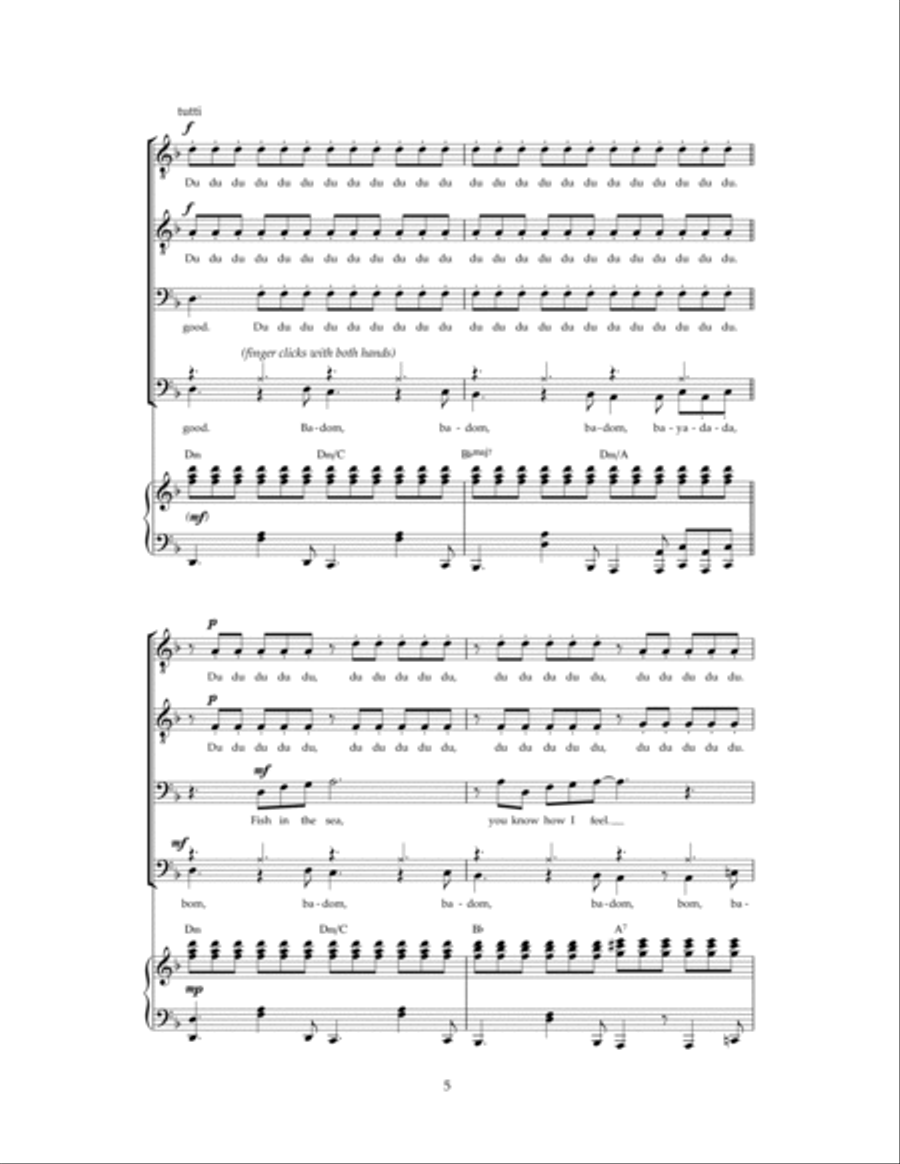 Feeling Good TTBB scores gallery preview page 5