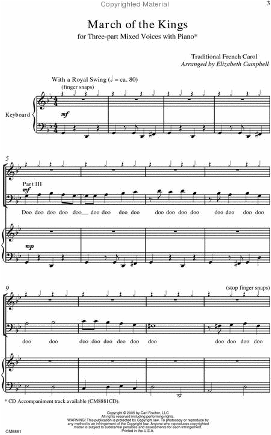 March of the Kings 3-Part scores gallery preview page 2