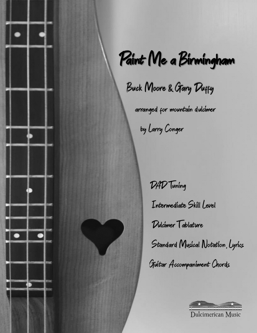 Paint Me A Birmingham Dulcimer scores gallery preview page 1