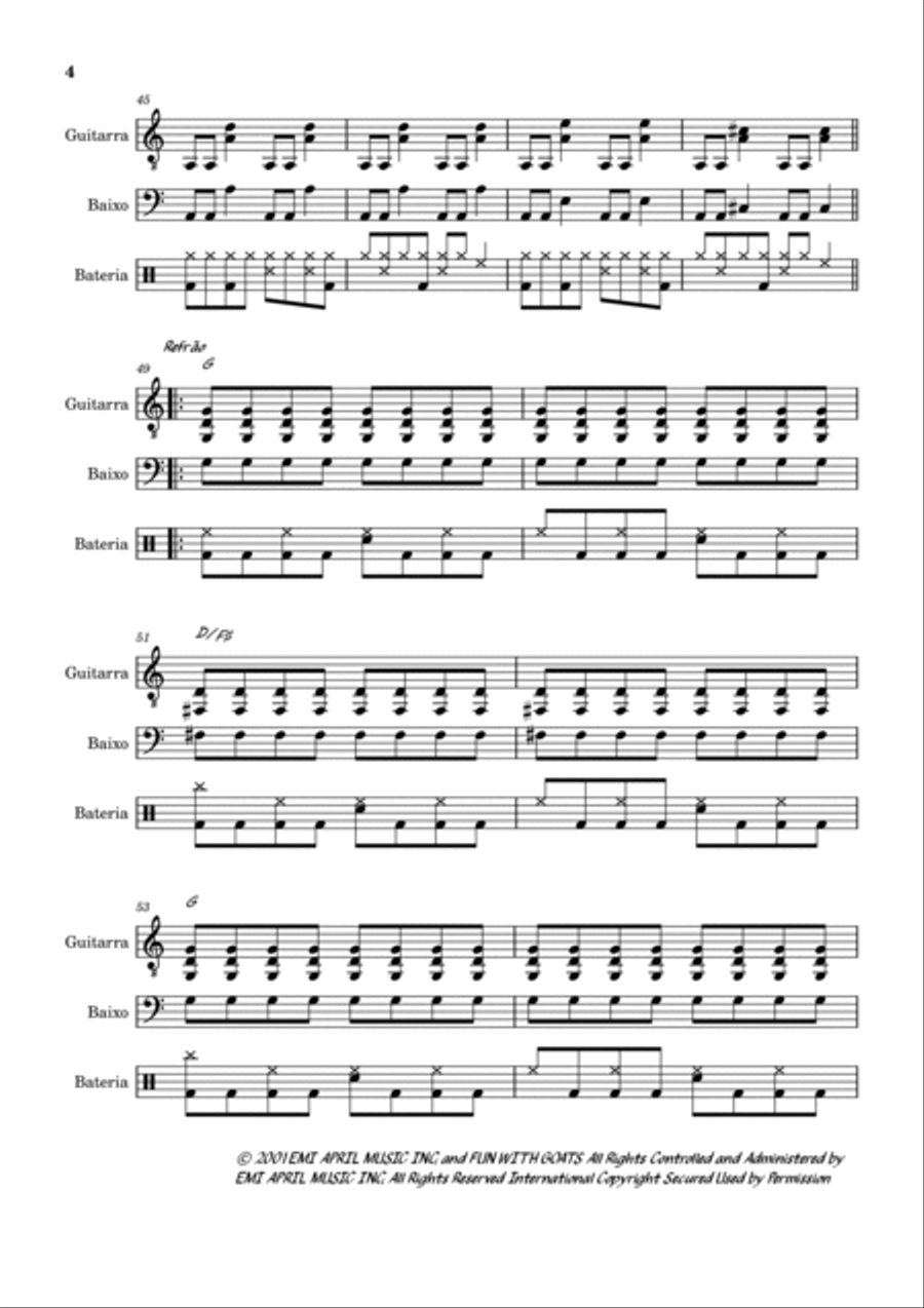 Stay Together For The Kids Guitar scores gallery preview page 4
