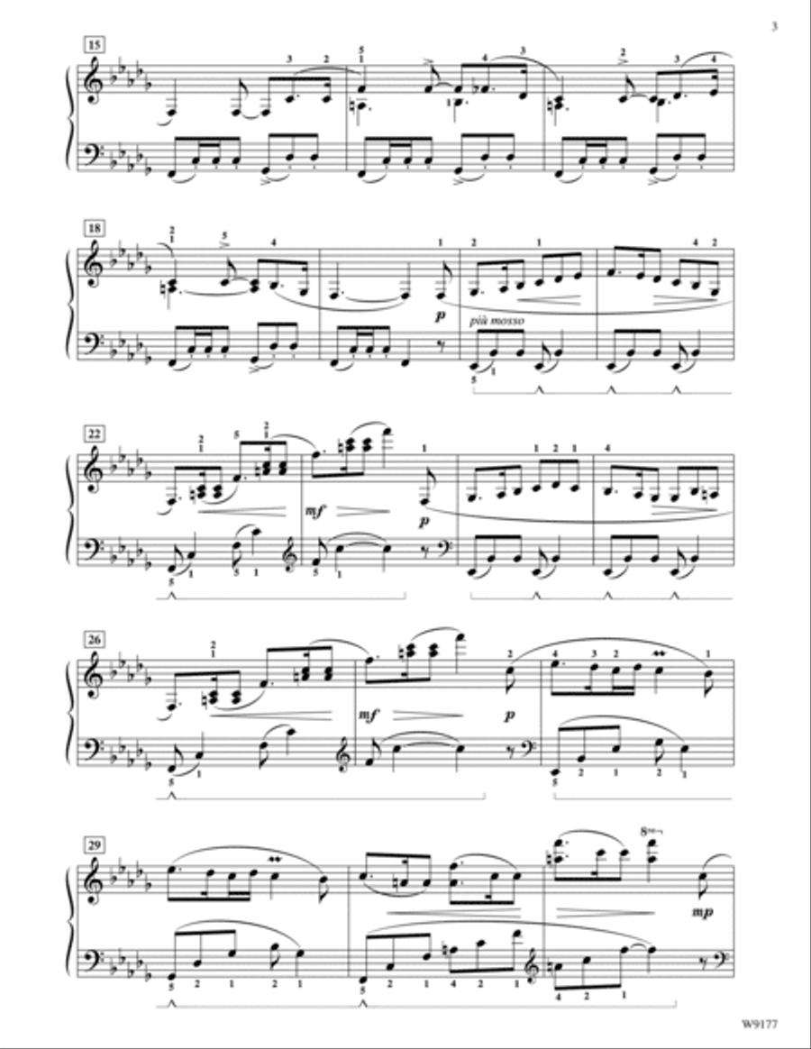 Andalusian Rhapsody Piano Solo scores gallery preview page 3