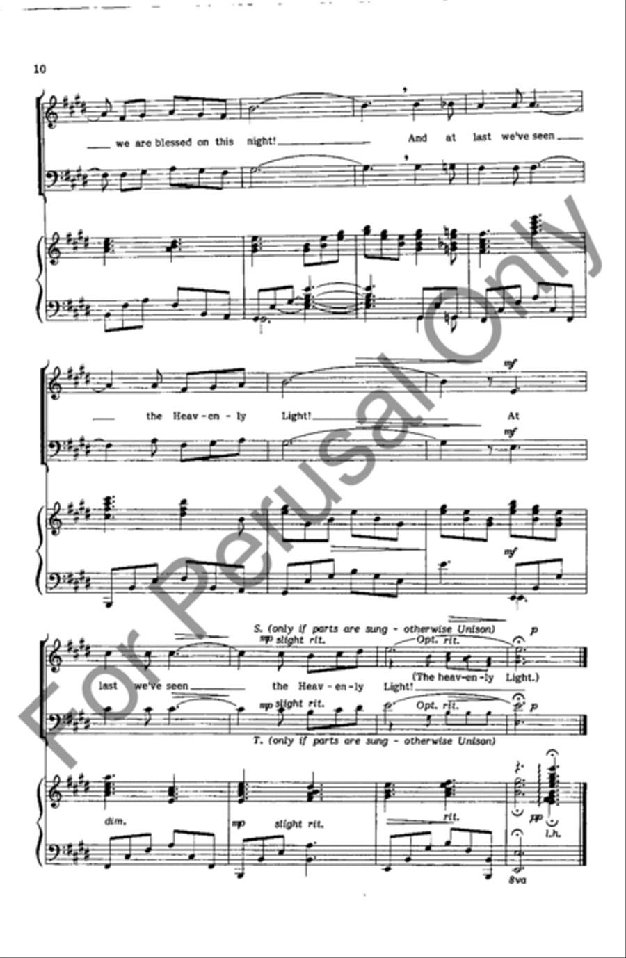 Mary And Joseph 4-Part scores gallery preview page 9