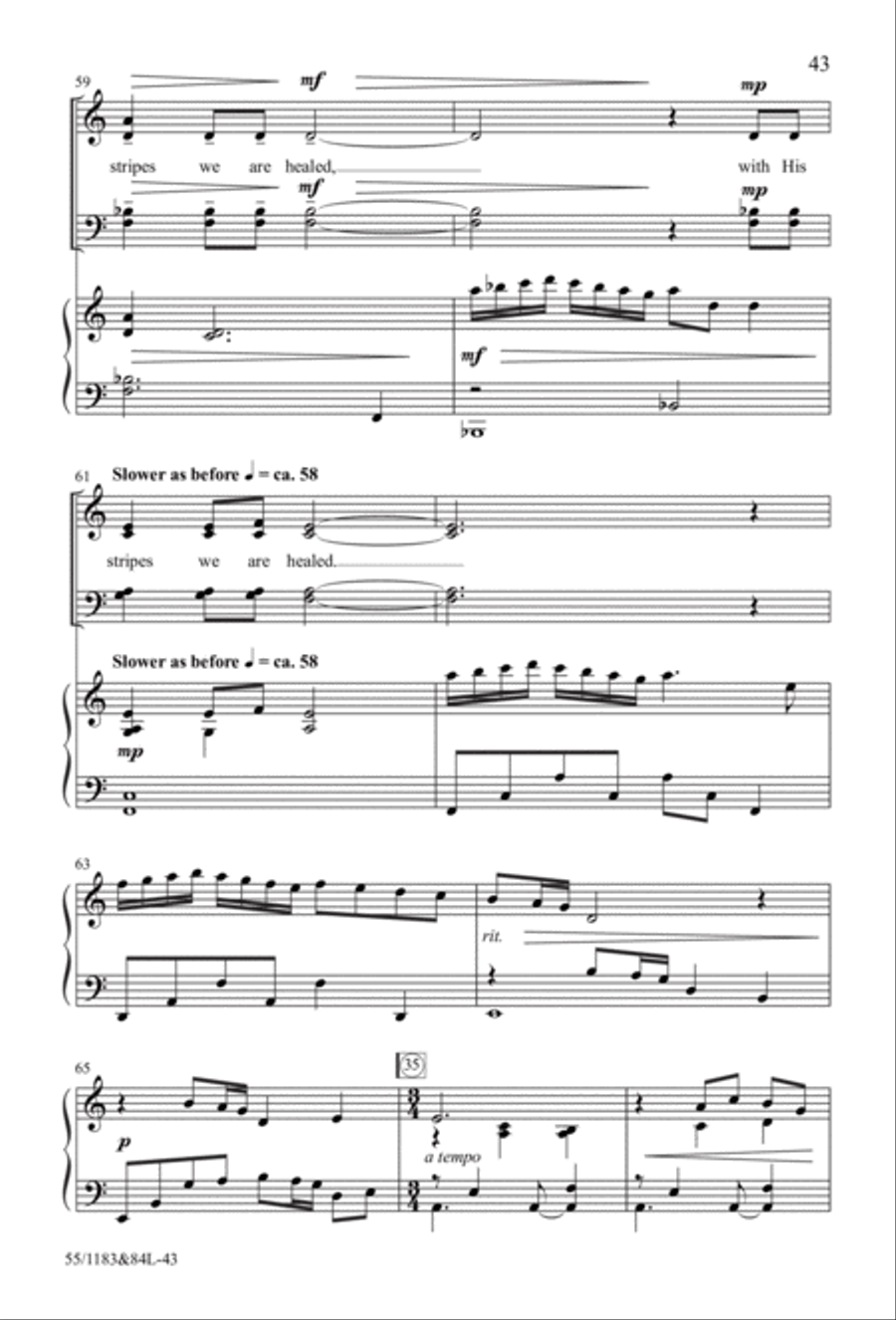 Come to the Cross and Remember 4-Part scores gallery preview page 30