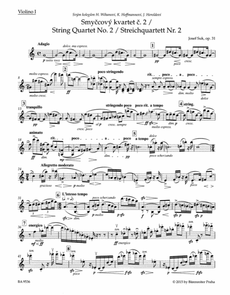 String Quartet Nr. 2 op. 31