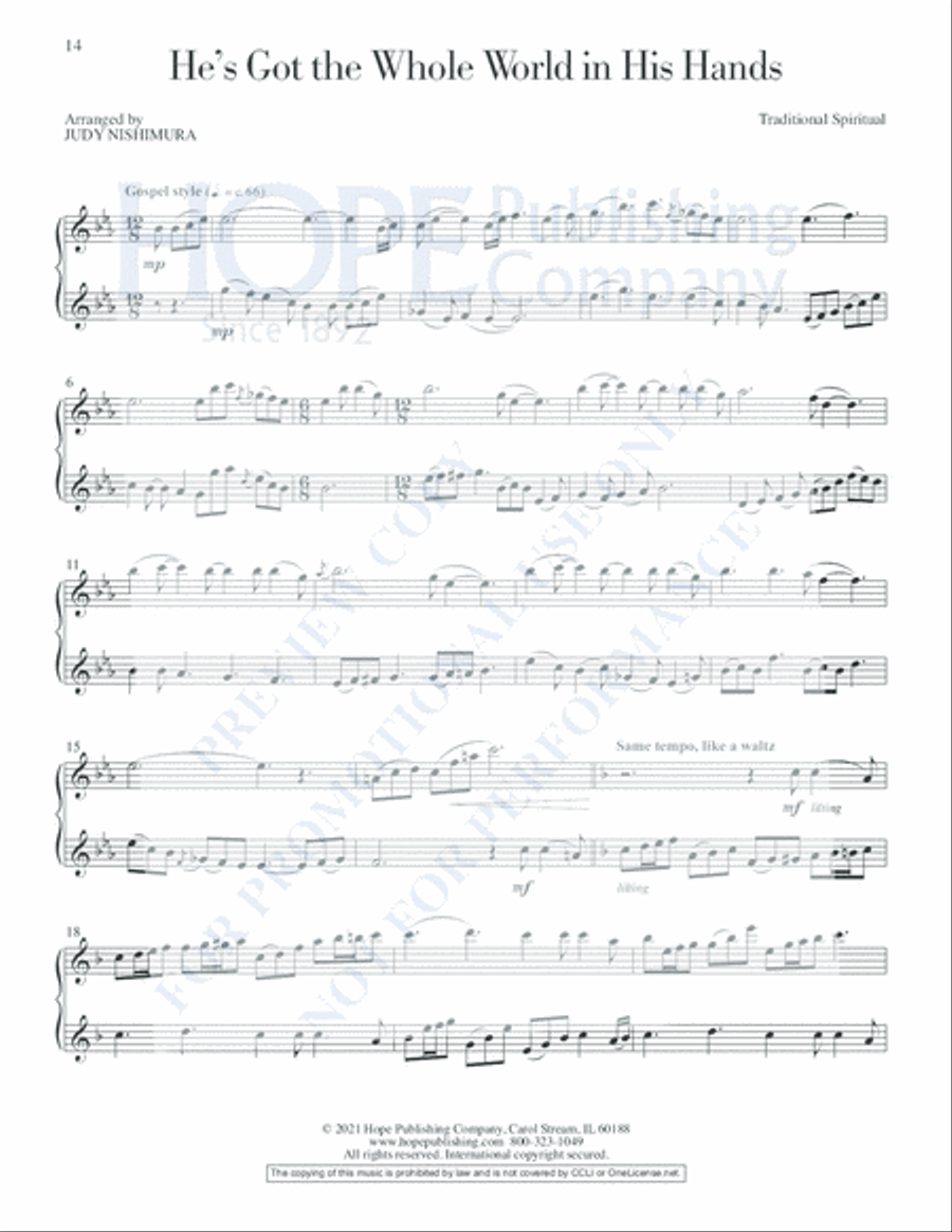 Soaring Spirits Flute Duet scores gallery preview page 19