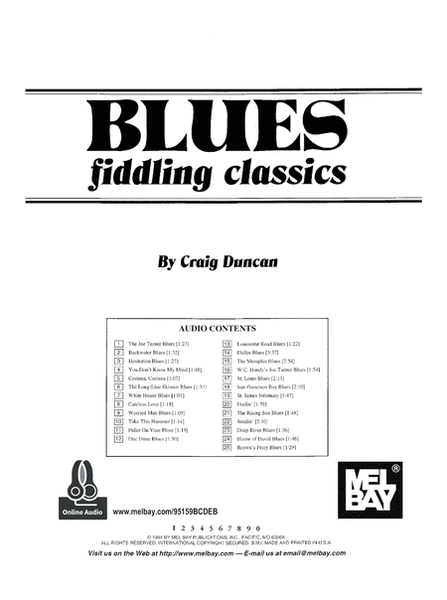Blues Fiddling Classics image number null