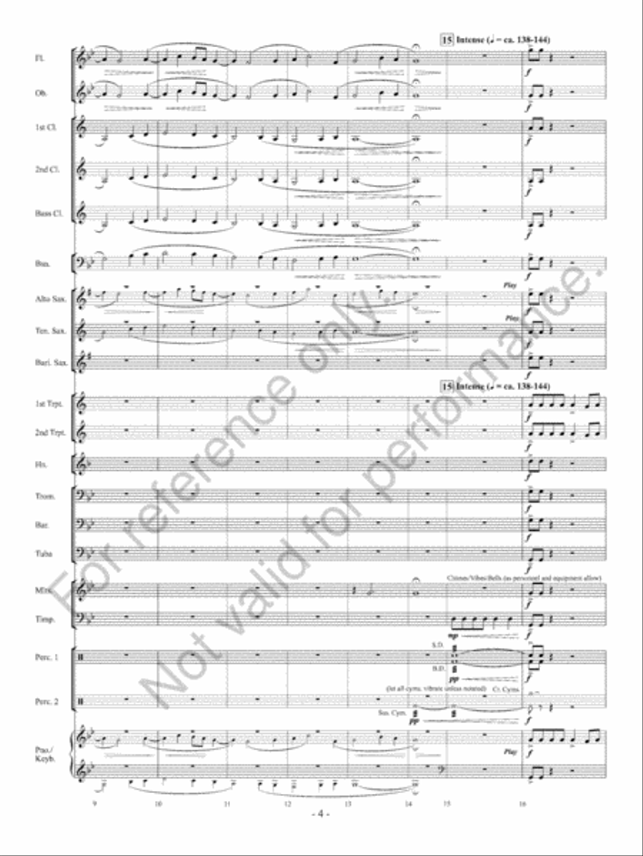 Argosy Concert Band scores gallery preview page 5