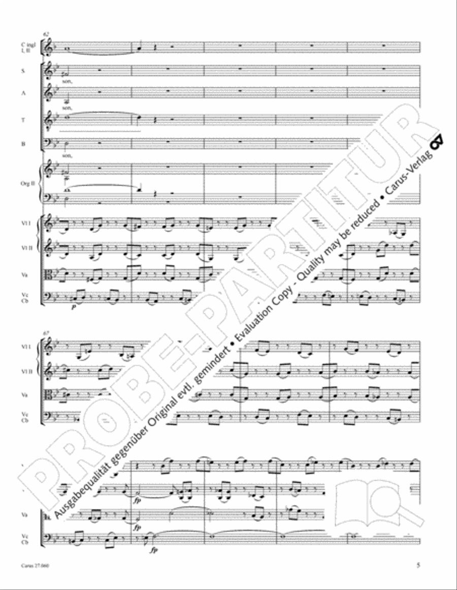Messe a quatre voix 4-Part scores gallery preview page 16