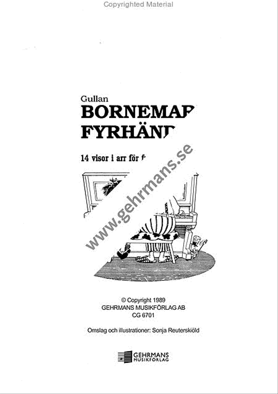 Bornemark fyrhandigt Piano Duet scores gallery preview page 2