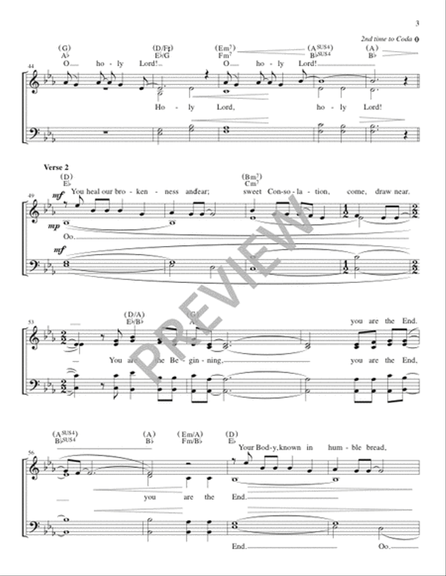 The Beginning and the End - Guitar edition Easy Guitar scores gallery preview page 3