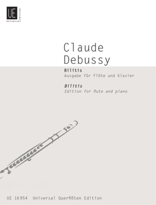 Book cover for Bilitis, Flute/Piano
