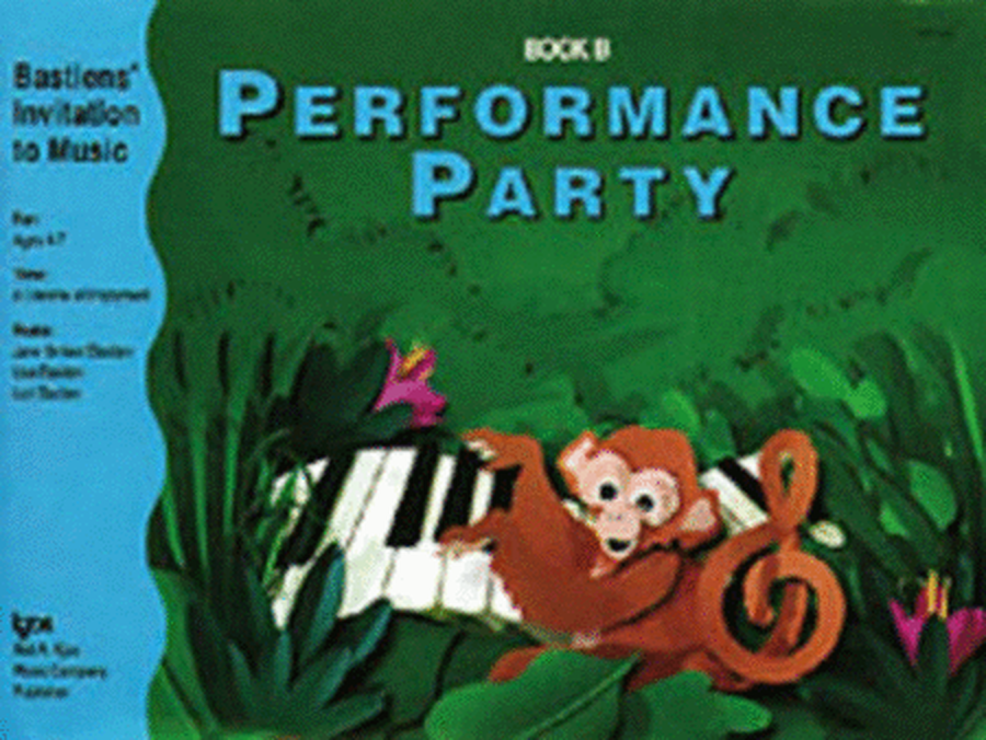 Invitation To Music Performance Party Book B