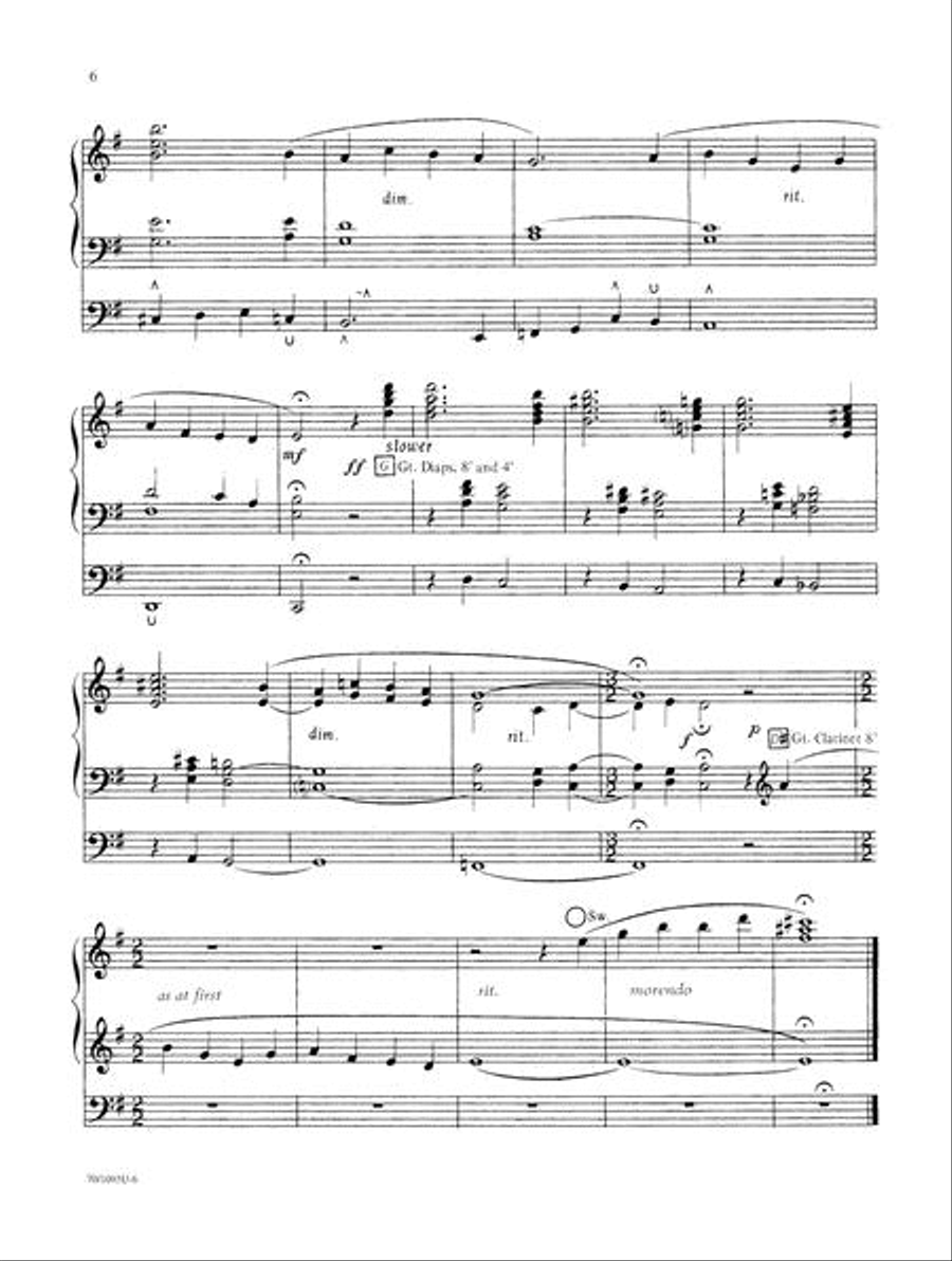 The Organist's Companion for the Church Year, Book I Organ Solo scores gallery preview page 6
