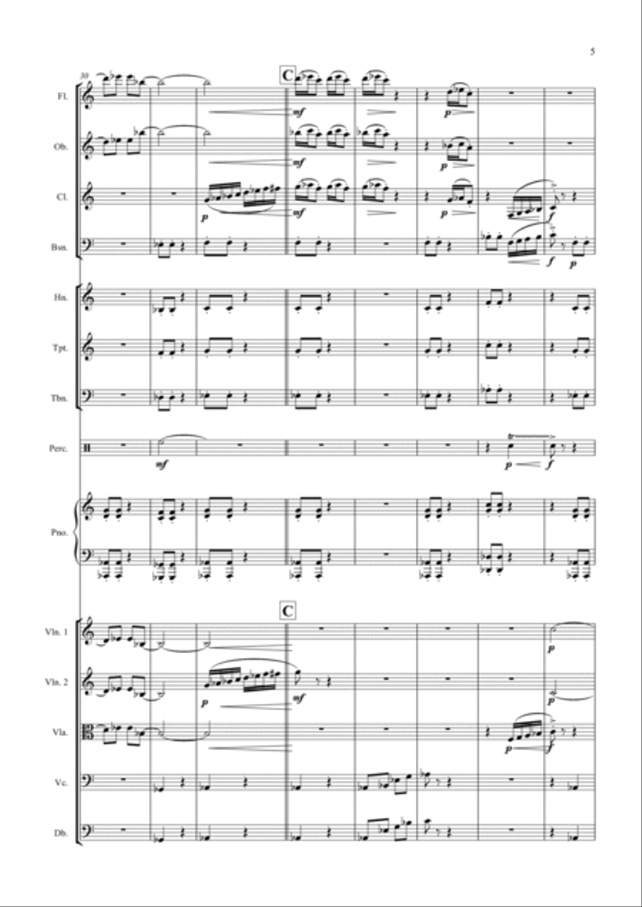 Hustle Bustle Chamber Orchestra scores gallery preview page 5