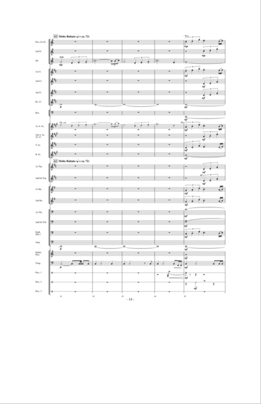 Of Honor and Valor Eternal Concert Band scores gallery preview page 13