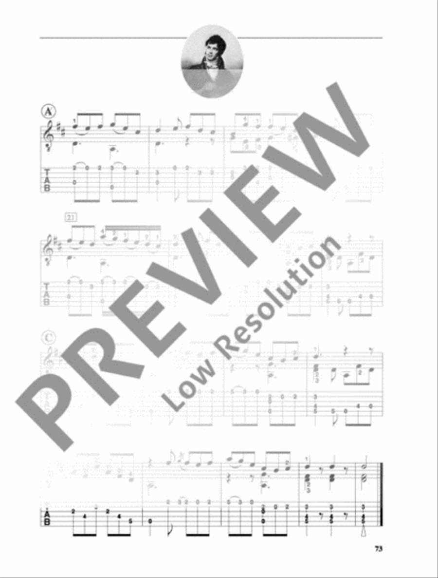 Capriccio Classical Guitar scores gallery preview page 3