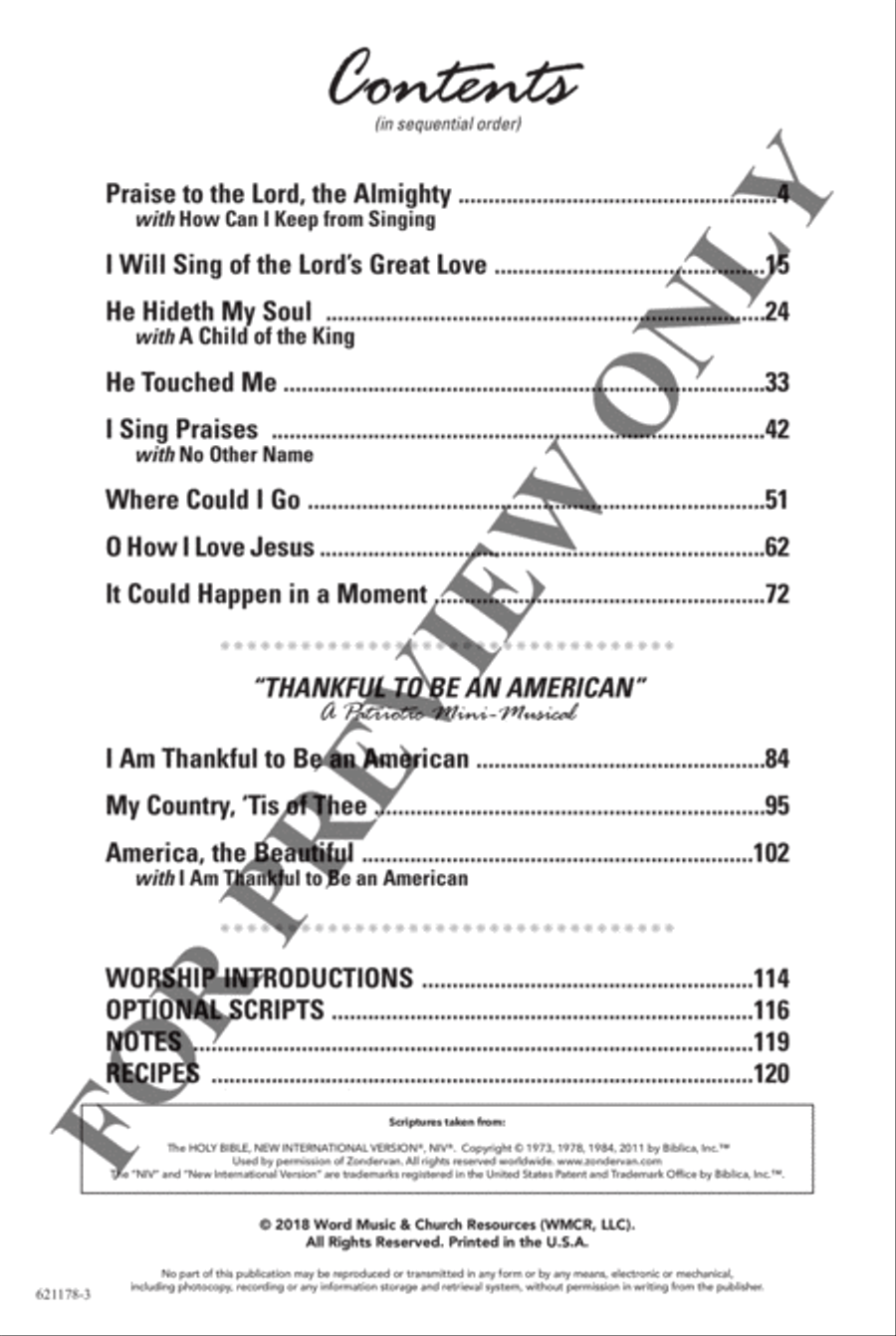 Well Seasoned Praise 4 - Choral Book