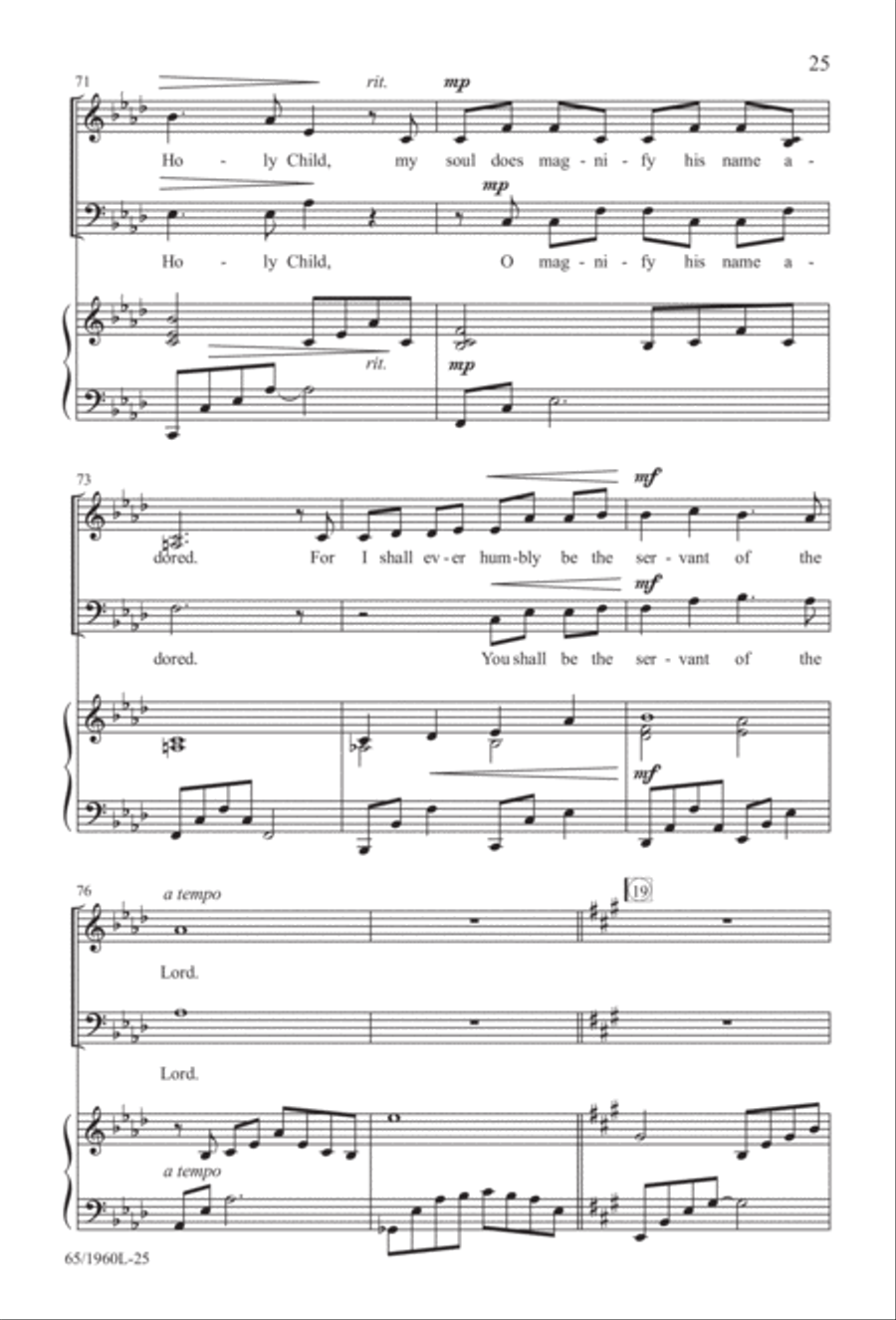 A New Birth...A New Beginning 4-Part scores gallery preview page 26