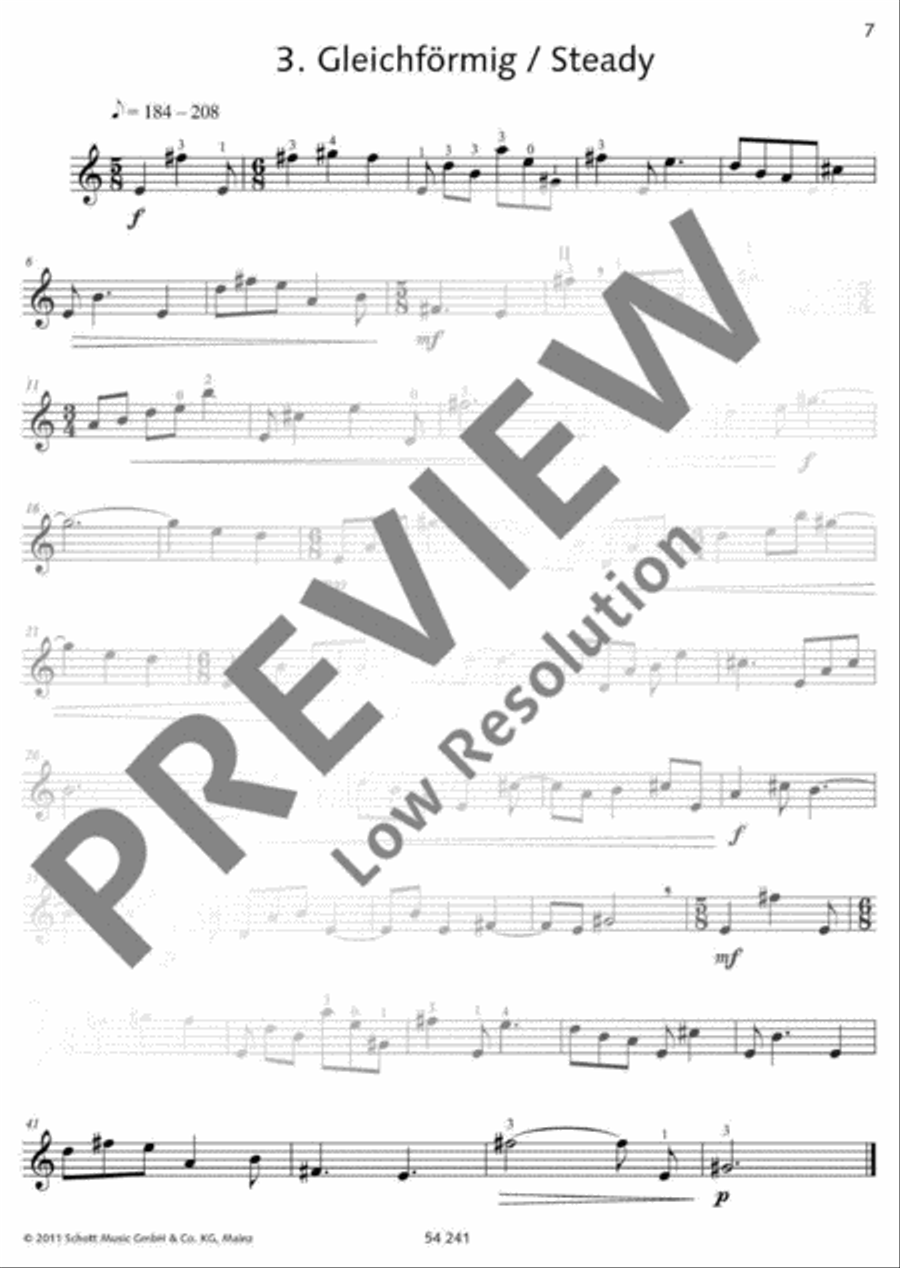 Moods Violin scores gallery preview page 8
