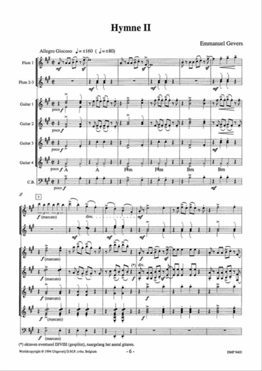 Twee Hymnen Twee Hymnen Flute scores gallery preview page 3