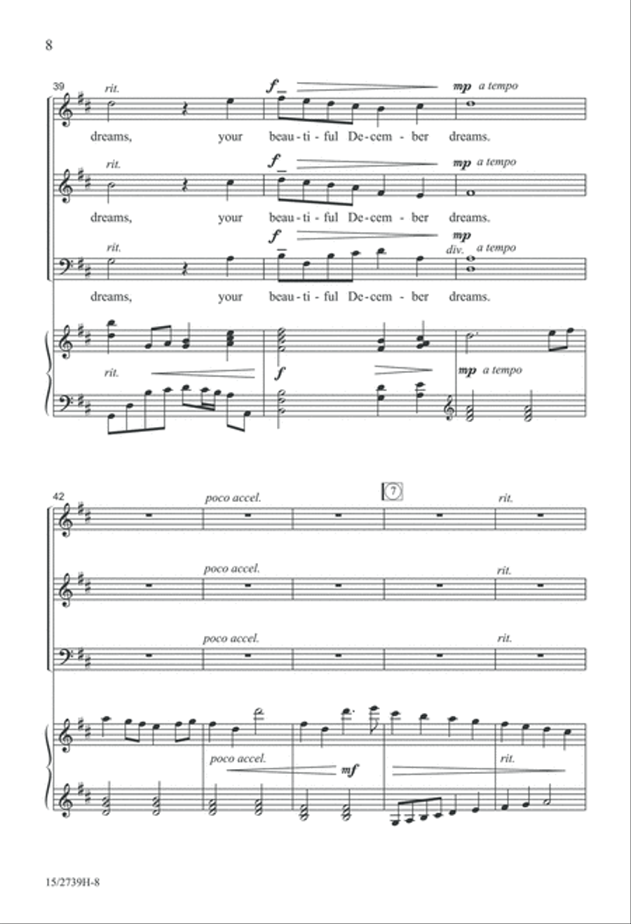 Beautiful December 3-Part scores gallery preview page 9