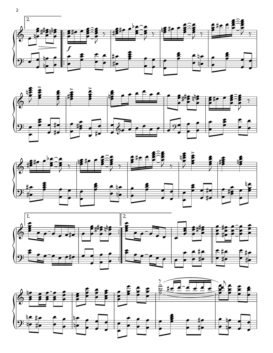 Peace And Plenty Rag Peace And Plenty Rag Piano Solo scores gallery preview page 2