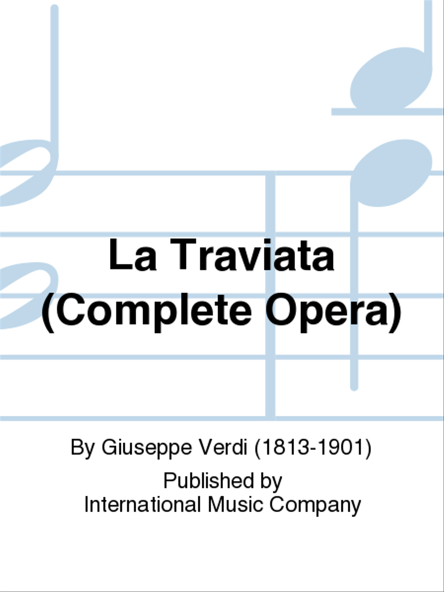 La Traviata. Complete Opera (Italian) Hard-Bound Study Score scores gallery preview page 1