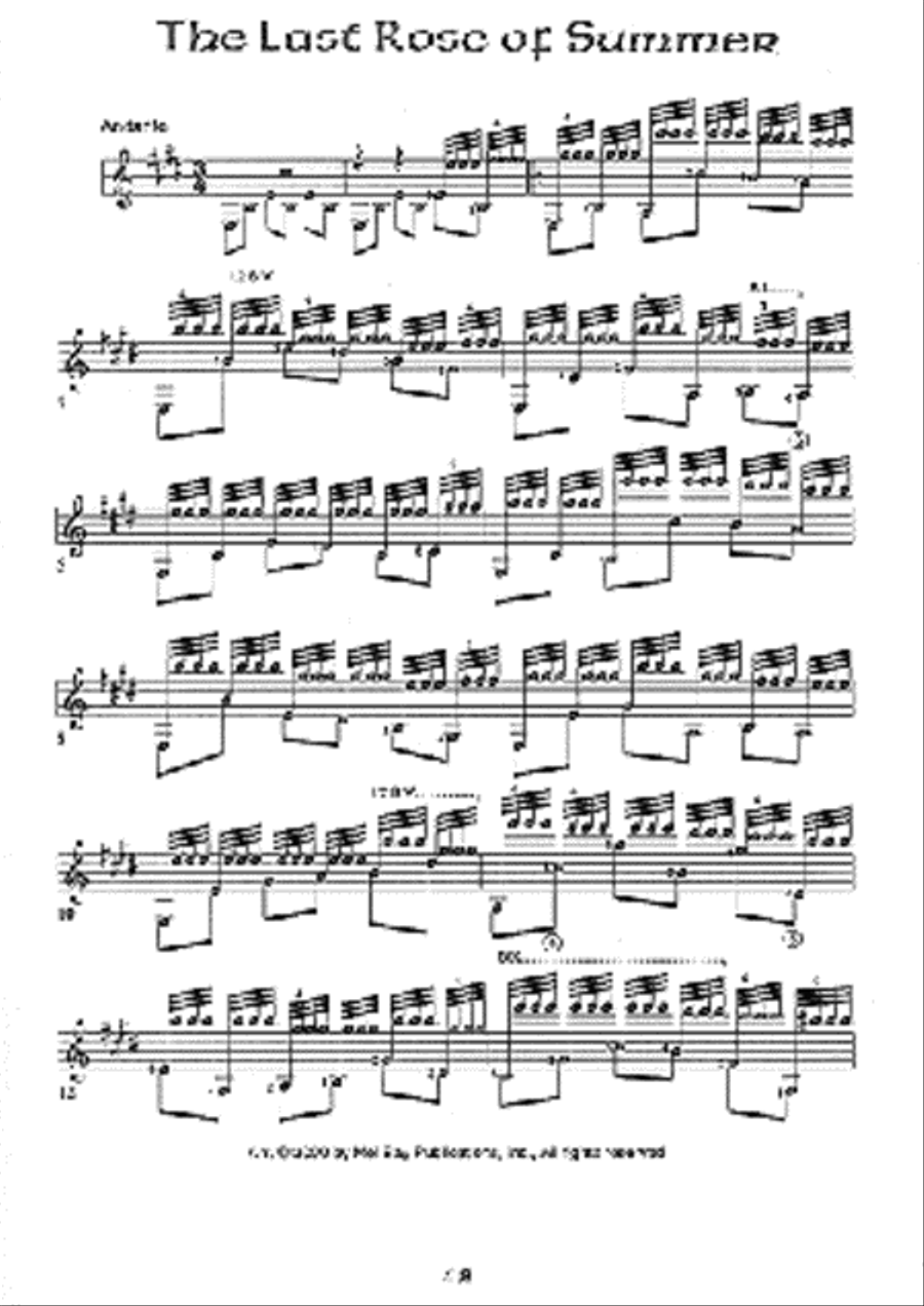 Irish Folk Songs for Classical Guitar Acoustic Guitar scores gallery preview page 2
