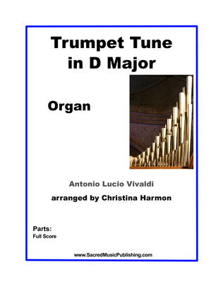 Book cover for Vivaldi -Trumpet Tune in D Major - Organ