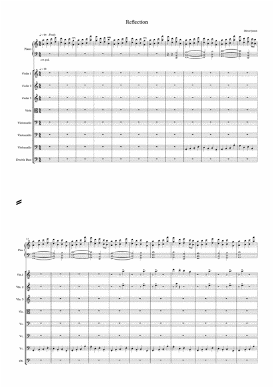 Reflection Reflection Small Ensemble scores gallery preview page 2