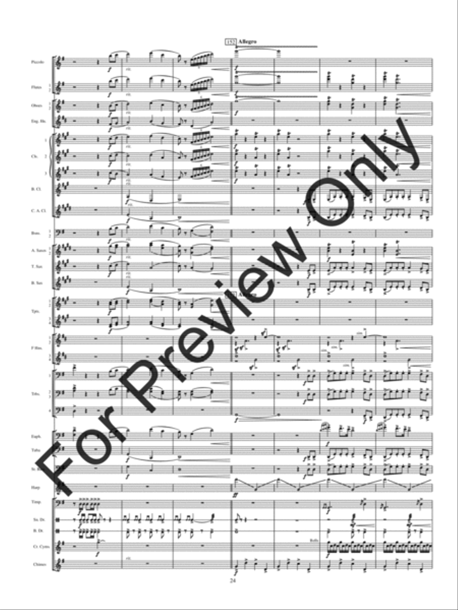 Holiday Rhapsody Concert Band scores gallery preview page 27