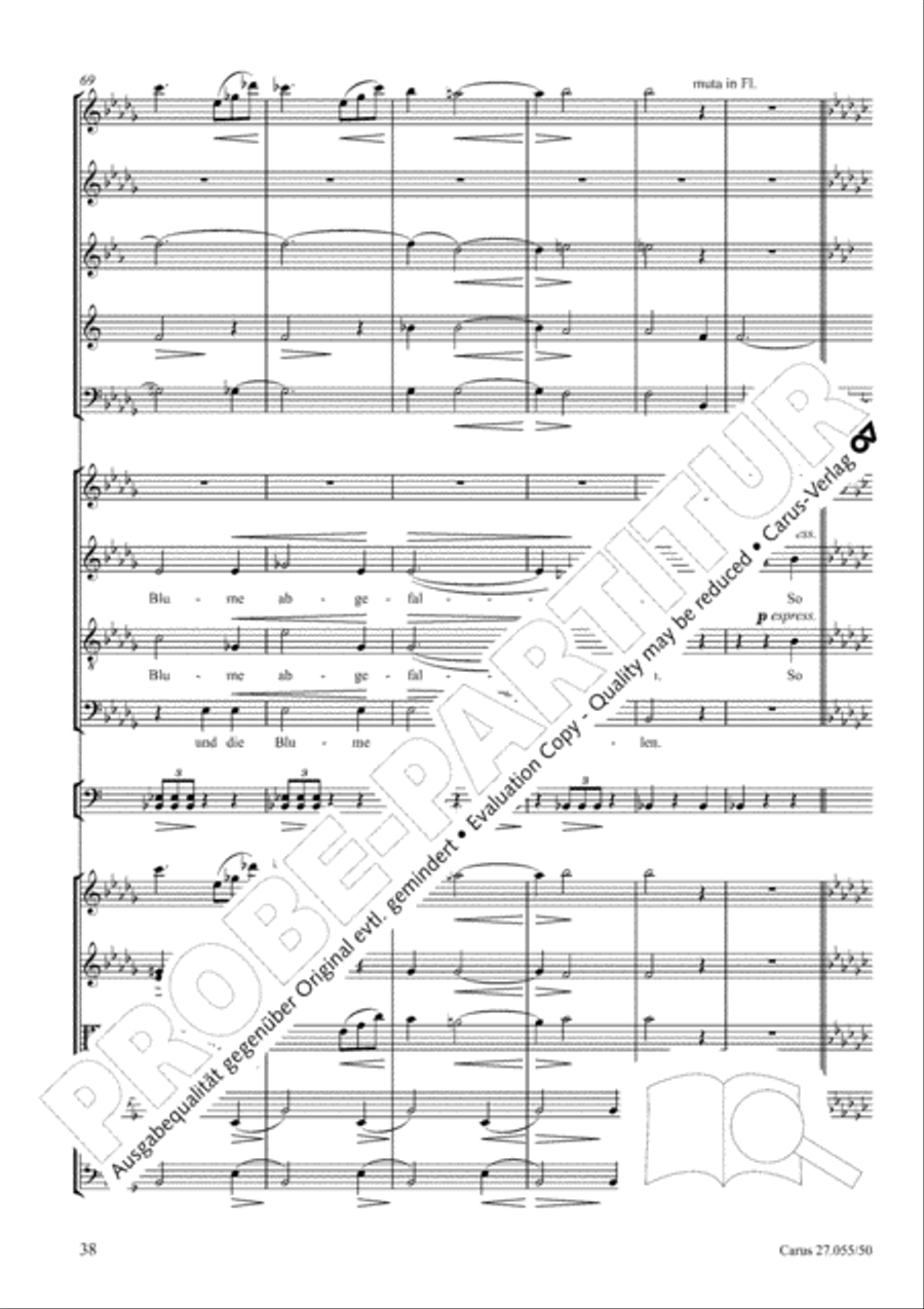 Ein Deutsches Requiem (German Requiem) 4-Part scores gallery preview page 45