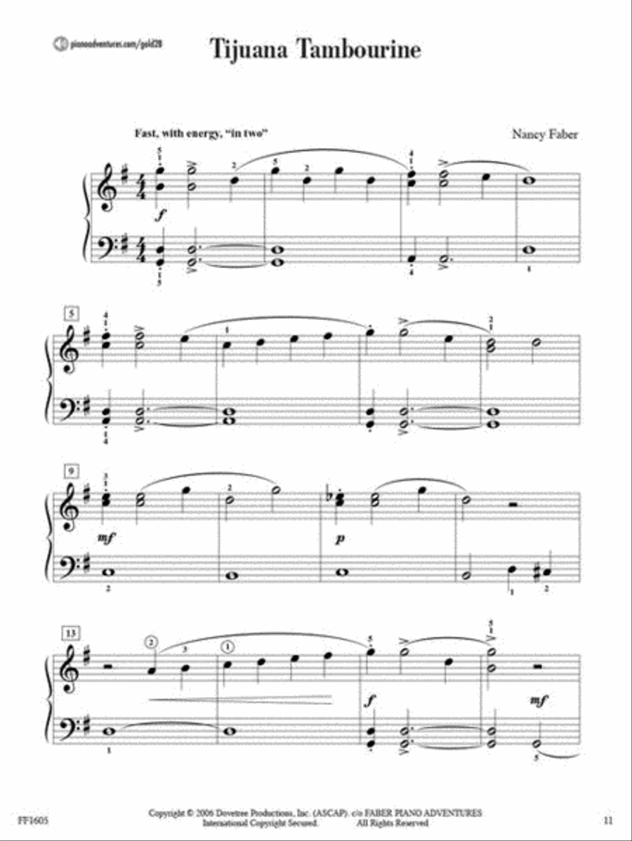 Level 2B – Gold Star Performance with Online Audio Piano Method scores gallery preview page 4