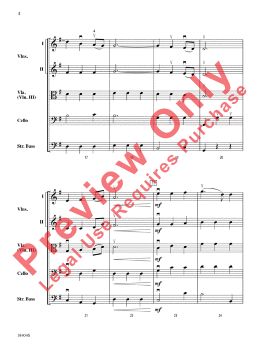 Largo String Orchestra scores gallery preview page 5
